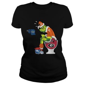 Grinch Santa Tennessee Volunteers toilet shirt 2