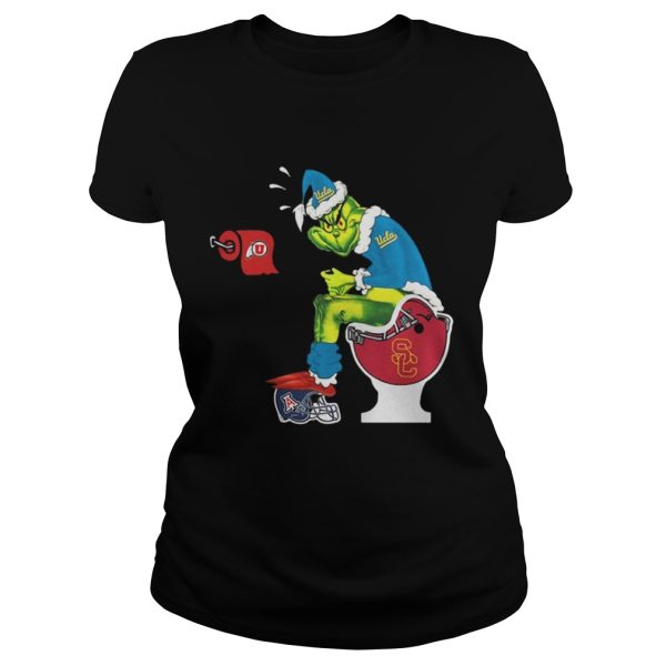 Grinch Santa UCLA Bruins toilet shirt