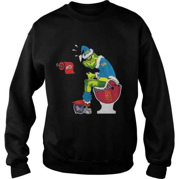 Grinch Santa UCLA Bruins toilet shirt