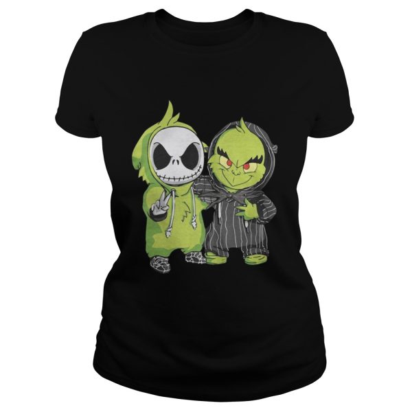 Grinch and Jack Skellington shirt