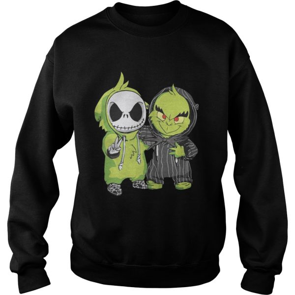 Grinch and Jack Skellington shirt