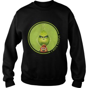 Grinch and Max Dog I hate people shirt 2 Grinch and Max Dog I hate people shirt 3