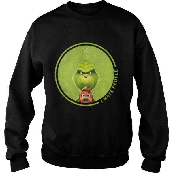 Grinch and Max Dog I hate people shirt