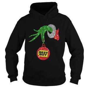Grinch hand holding Best Buy ornament Christmas shirt 1