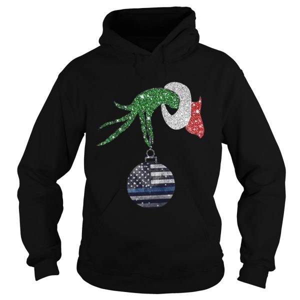 Grinch hand holding Ornament American Christmas shirt