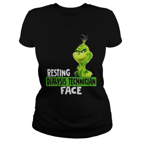 Grinch resting dialysis technician shirt