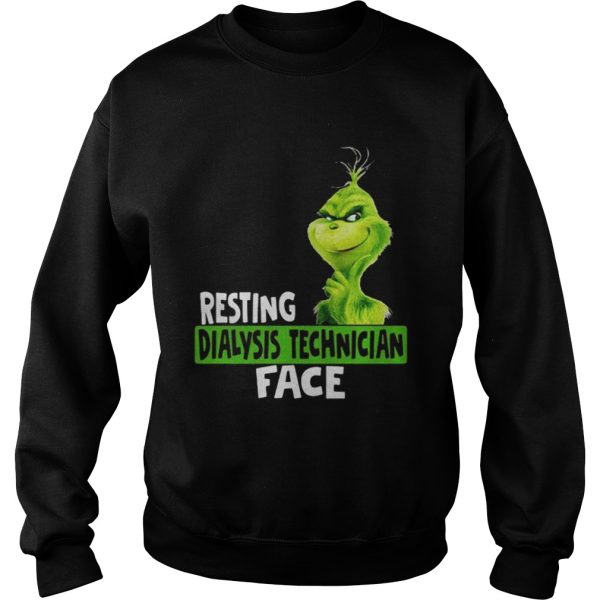 Grinch resting dialysis technician shirt