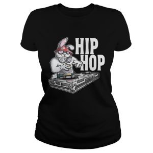 HIP HOP Bunny Easter Rabbit DJ Turntable Shirt 1