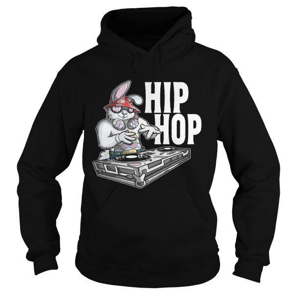 HIP HOP Bunny Easter Rabbit DJ Turntable Shirt