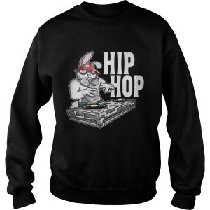 HIP HOP Bunny Easter Rabbit DJ Turntable Shirt 3
