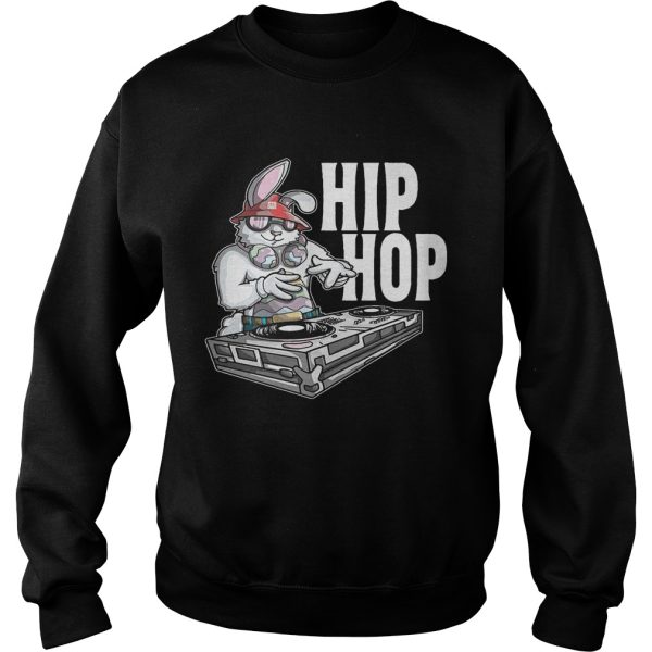 HIP HOP Bunny Easter Rabbit DJ Turntable Shirt