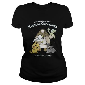 Hagrid's home for Magical Creatures adopt one today shirt 2