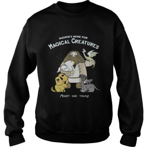 Hagrid's home for Magical Creatures adopt one today shirt 3