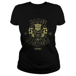 Hailee Steinfeld Bumblebee Transformers New small Promo shirt 1 Hailee Steinfeld Bumblebee Transformers New small Promo shirt 2