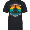 Half Namaste Half GTFO My Face Shirt Funny Namaste Yoga Vintage Shirt
