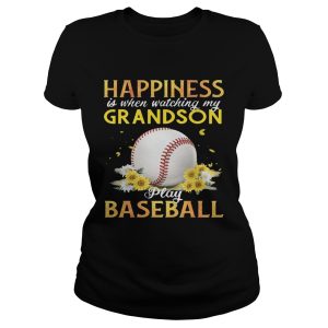 Happiness I When Watching My Grandson Play Baseball T Shirt 1