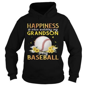 Happiness I When Watching My Grandson Play Baseball T Shirt 2