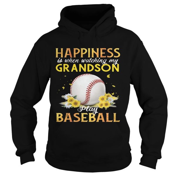 Happiness I When Watching My Grandson Play Baseball T-Shirt