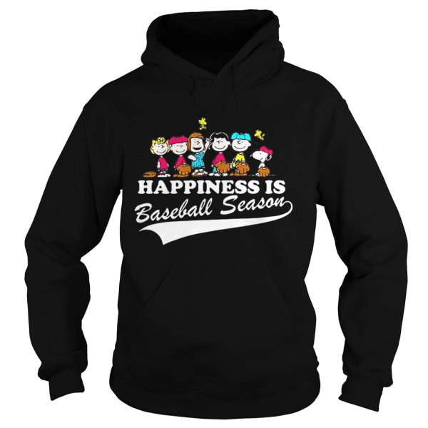 Happiness is baseball season shirt