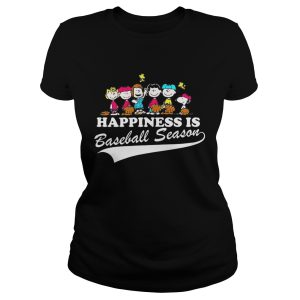 Happiness is baseball season shirt 3