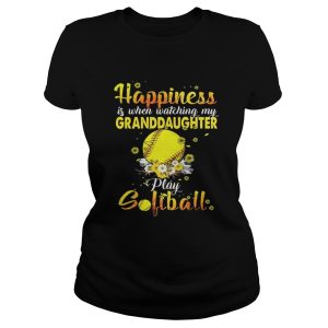 Happiness is when watching granddaughter play softball shirt 2