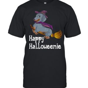 Happy Halloweenie Dachshund Halloween T-shirt