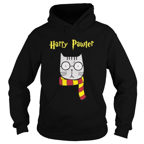 Harry Pawter cat with glasses shirt