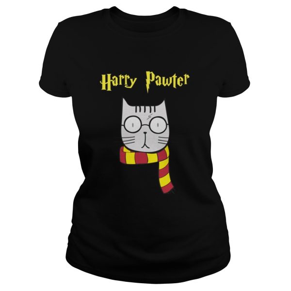 Harry Pawter cat with glasses shirt