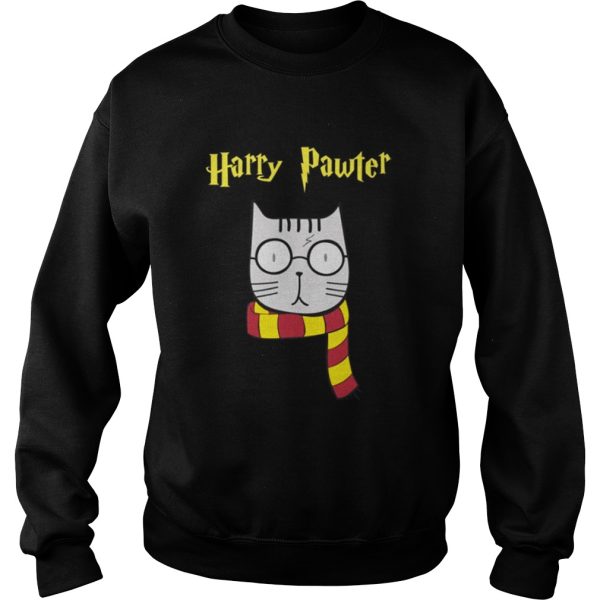 Harry Pawter cat with glasses shirt