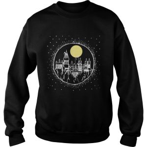 Harry Potter Hogwarts Castle Candles Led Christmas Jumper Shirt 3