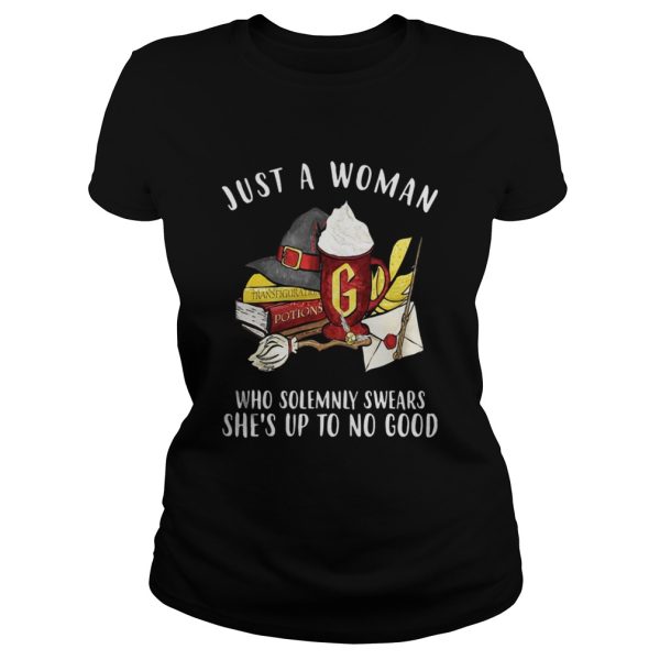 Harry potter Just a woman who solemnly swears shes up to no good shirt