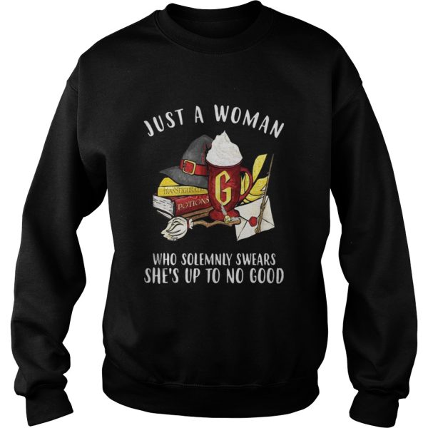 Harry potter Just a woman who solemnly swears shes up to no good shirt