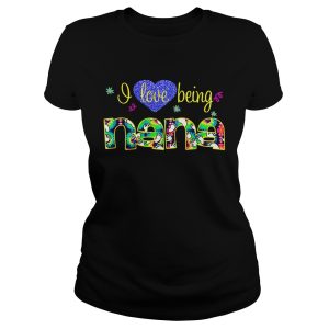 Heart I love being Nana shirt 1