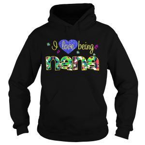 Heart I love being Nana shirt 2