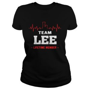 Heart beat Team lee lifetime member shirt 1