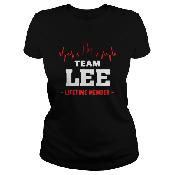 Heart beat Team lee lifetime member shirt