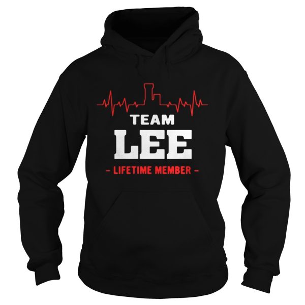 Heart beat Team lee lifetime member shirt