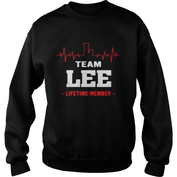 Heart beat Team lee lifetime member shirt