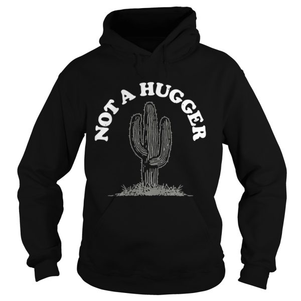 Heather charcoal not a hugger shirt