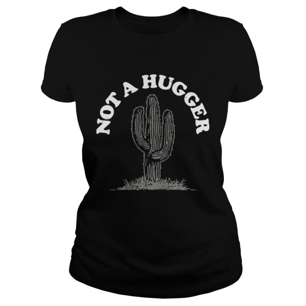 Heather charcoal not a hugger shirt