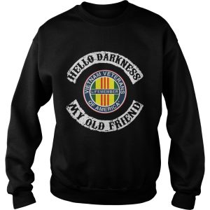 Hello darkness my old friend Vietnam veterans of america life member shirt 1