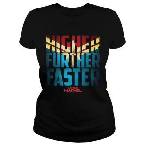 Higher Further Faster Captain Marvel Shirts 1