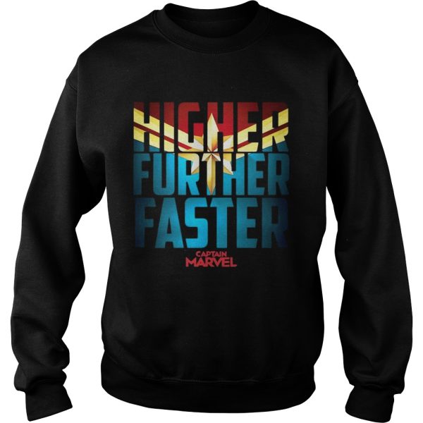 Higher Further Faster Captain Marvel Shirts