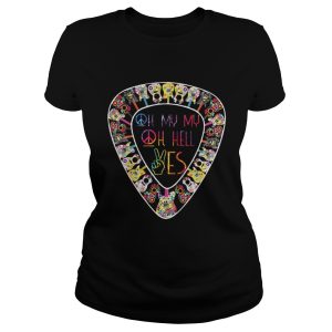 Hippie Guitar oh my my oh hell yes shirt 2