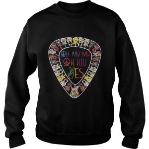 Hippie Guitar oh my my oh hell yes shirt 3
