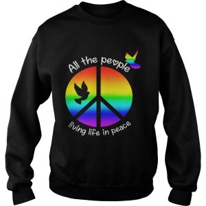 Hippie Peace All the people living life in peace shirt 3
