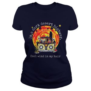 Hippie car moonlight on a dark desert highway cool wind in my hair shirt 2