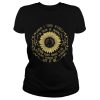 Hippie sunflower when I find myself in times of trouble mother Mary comes to me speaking words of wisdom let it be shirt