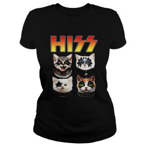 Hiss Cats Kittens Kiss rock shirt 1