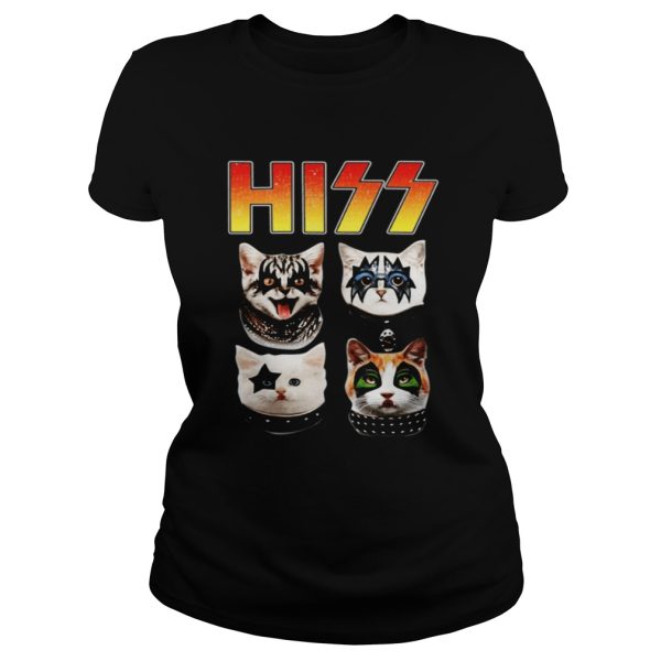 Hiss Cats Kittens Kiss rock shirt